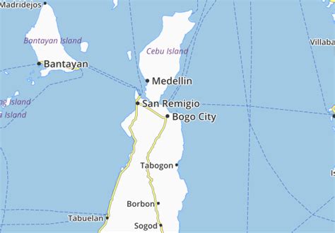 bogo city map|MICHELIN Bogo map .
